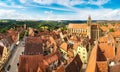 Panoramic view of Rothenburg Royalty Free Stock Photo