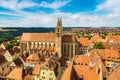 Panoramic view of Rothenburg Royalty Free Stock Photo