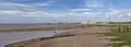 Panoramic view of Royal Portbury Docks and Avonmouth, Bristol Royalty Free Stock Photo