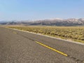 Panoramic view of the Ruby Mountains is a mountain range located primarily in Elko County, . Royalty Free Stock Photo