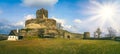 Panoramic view of the ruins of the Bolkow Castle