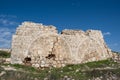 Panoramic view of Ruins of Crusader`s forte at Beit Itab at the Jerusalem Subdistrict