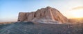 Ruins of Djanpik qala in Karakalpakstan region of Uzbekistan