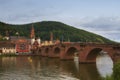 Panoramic view of the ruins of the Heidelberg Castle and town, G