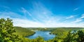 Rursee panorama Royalty Free Stock Photo