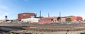Panoramic view of the russian DanSteel steelworks