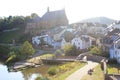 Panoramic view on Saarburg, Germany