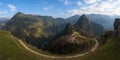 Panoramic view on the sacred Inca city, Machu Picchu