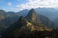 Panoramic view on the sacred Inca city, Machu Picchu