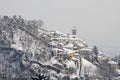 Panoramic view of sacro monte, varese Royalty Free Stock Photo