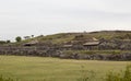 panoramic view, Sacsayhuman is a inca ruins, Cusco, Peru Royalty Free Stock Photo