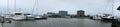 Panoramic View of Safe Harbor Charleston City Prior to Arrival of Hurricane Dorian Royalty Free Stock Photo