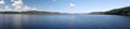 Panoramic view of the Saguenay Fjord Quebec Royalty Free Stock Photo