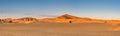 Panoramic view of Sahara Desert Royalty Free Stock Photo