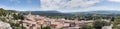 Panoramic view of Saint Saturnin d Apt, Provence, Royalty Free Stock Photo