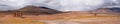 Panoramic view in Salar De Tara, Atacama Desert, Chile Royalty Free Stock Photo