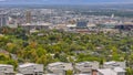 Panoramic view of Salt Lake City downtown in Utah Royalty Free Stock Photo