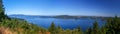 Panoramic view: Salt Spring Island near Vancouver Island / British Columbia / Canada