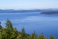 Panoramic view: Salt Spring Island near Vancouver Island / British Columbia / Canada