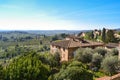 Panoramic view of San Gimignano, Tuscany, Italy