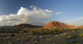 Panoramic view in San Rafael Swell in Utah Royalty Free Stock Photo