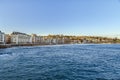 Panoramic view of San Sebastian, Spain Royalty Free Stock Photo