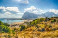 Panoramic View of San Vito Lo Capo, Sicily Royalty Free Stock Photo