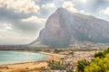 Panoramic View of San Vito Lo Capo, Sicily Royalty Free Stock Photo