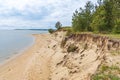 Panoramic view of sand dunes in Nida, Klaipeda, Lithuania, Europe Royalty Free Stock Photo