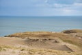 Panoramic view of sand dunes in Nida, Klaipeda, Lithuania, Europe Royalty Free Stock Photo