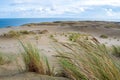 Panoramic view of sand dunes in Nida, Klaipeda, Lithuania, Europe Royalty Free Stock Photo