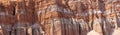 Sandstone rock formations at Red rock canyon state park in California Royalty Free Stock Photo