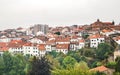 Panoramic view of Santiago de Compostelo, Galicia, Spain, from Parque de Belvis Royalty Free Stock Photo
