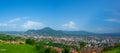 Panoramic view of the Sarajevo Bosnia and Herzegovina capital Royalty Free Stock Photo