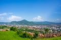 Panoramic view of the Sarajevo Bosnia and Herzegovina capital Royalty Free Stock Photo