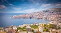 Panoramic view on Sarande city, Albania.