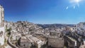 Panorama of the Sassi of Matera, Italy Royalty Free Stock Photo