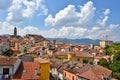 The town of Satriano di Lucania in the mountains of the Basilicata region, Italy.