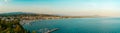 Panoramic view of Scauri town Royalty Free Stock Photo