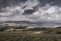 Panoramic view on scenic mountain valley in Lake District,Cumbria,Uk