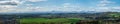 Panoramic view of Scotland landscape from top of the Wallace Monument