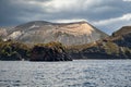 Vulcano Island panorama. Color image. Royalty Free Stock Photo