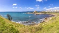 Panoramic view of seacoast near Alghero, Sardinia, Italy Royalty Free Stock Photo