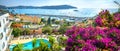 Waterfront and resort town Villefranche sur Mer. French Riviera, Cote d`Azur, France