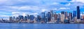 Panoramic view of Seattle city in USA Royalty Free Stock Photo