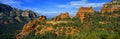 Panoramic View, Sedona, Arizona Royalty Free Stock Photo