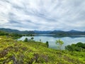 Panoramic view of Selangor dam in Kuala Kubu Bharu, Selangor, Malaysia. Royalty Free Stock Photo