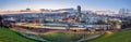 Panoramic view of Sheffield Royalty Free Stock Photo