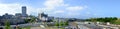 Sheffield city skyline panorama Royalty Free Stock Photo