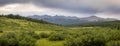 Shrine mountain pass landscape in Colorado Royalty Free Stock Photo